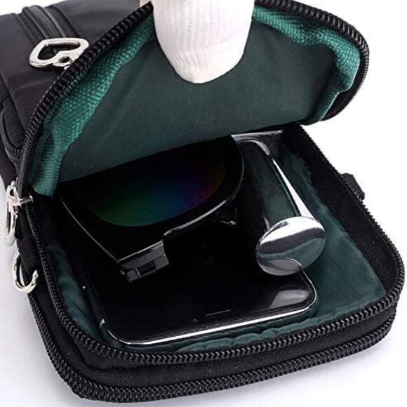 Women Mini Crossbody Wallet Phone Bag Waterproof Pouch Fits Large Phones - Picture 7 of 7